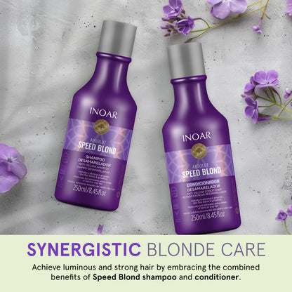 INOAR DUO Speed Blond Szampon250ml + Odżywka250ml