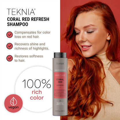 Lakme Teknia Refresh Coral Red Shampoo 300ml