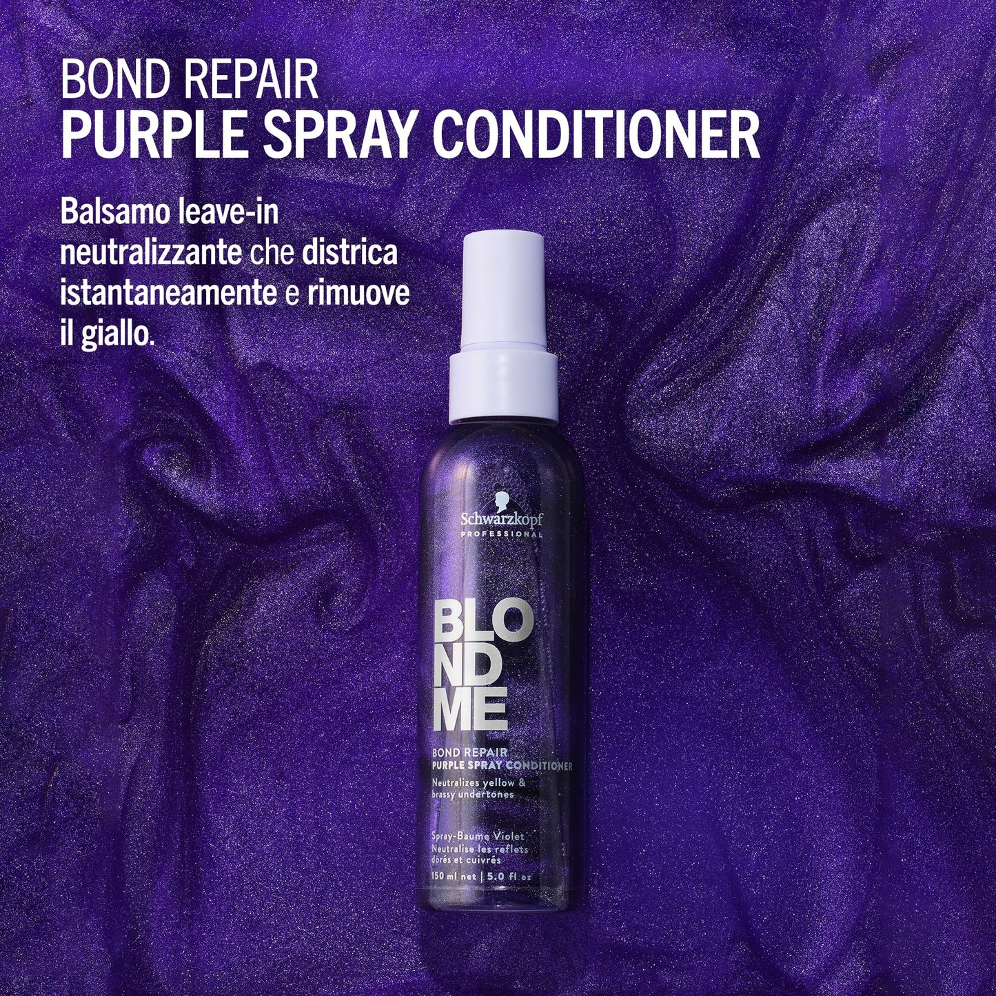 Schwarzkopf Blondme Purple Conditioner Spray 150ml