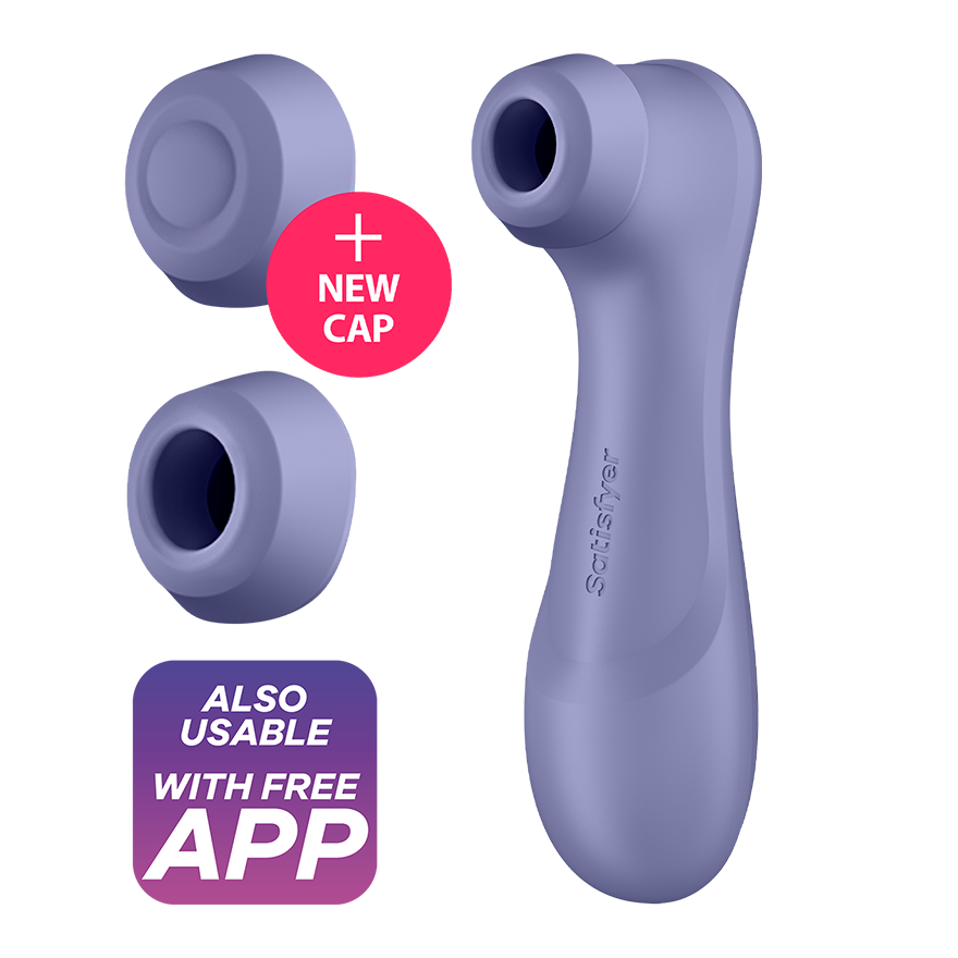 Vakuumsko-valovni vibrator za klitoris Satisfyer Pro 2 Generation 3 vijolična