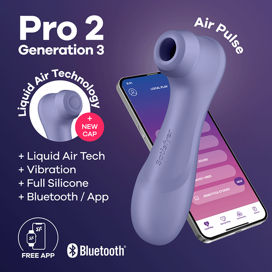 Vacuum-wave vibrator for the clitoris Satisfyer Pro 2 Generation 3 violet