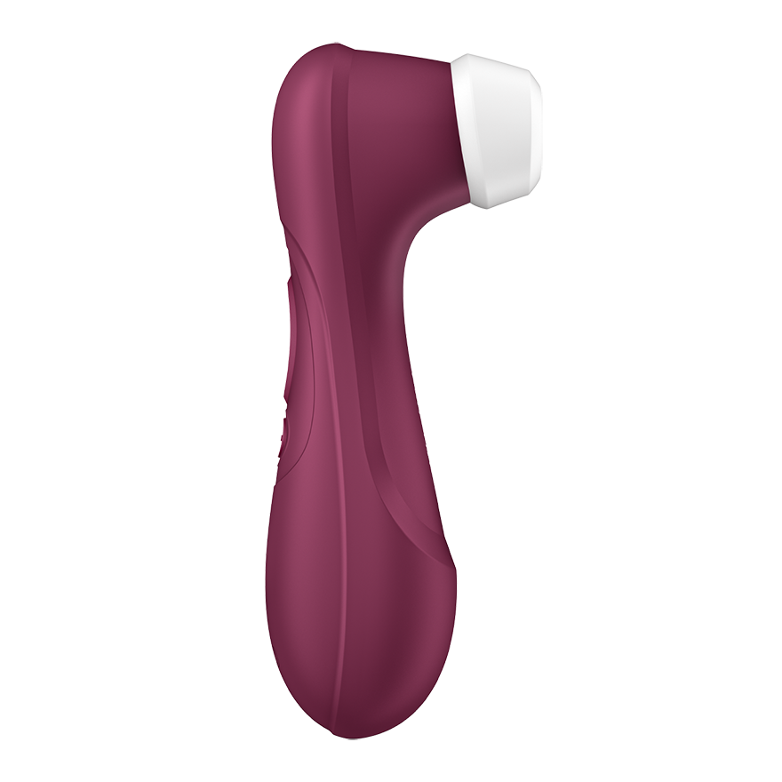 Vakuumsko-valovni vibrator za klitoris Satisfyer Pro 2 Generation 3 temno rdeč