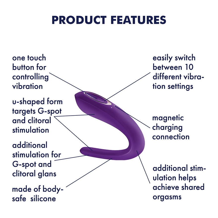 Vibrator for couples Satisfyer Double Classic