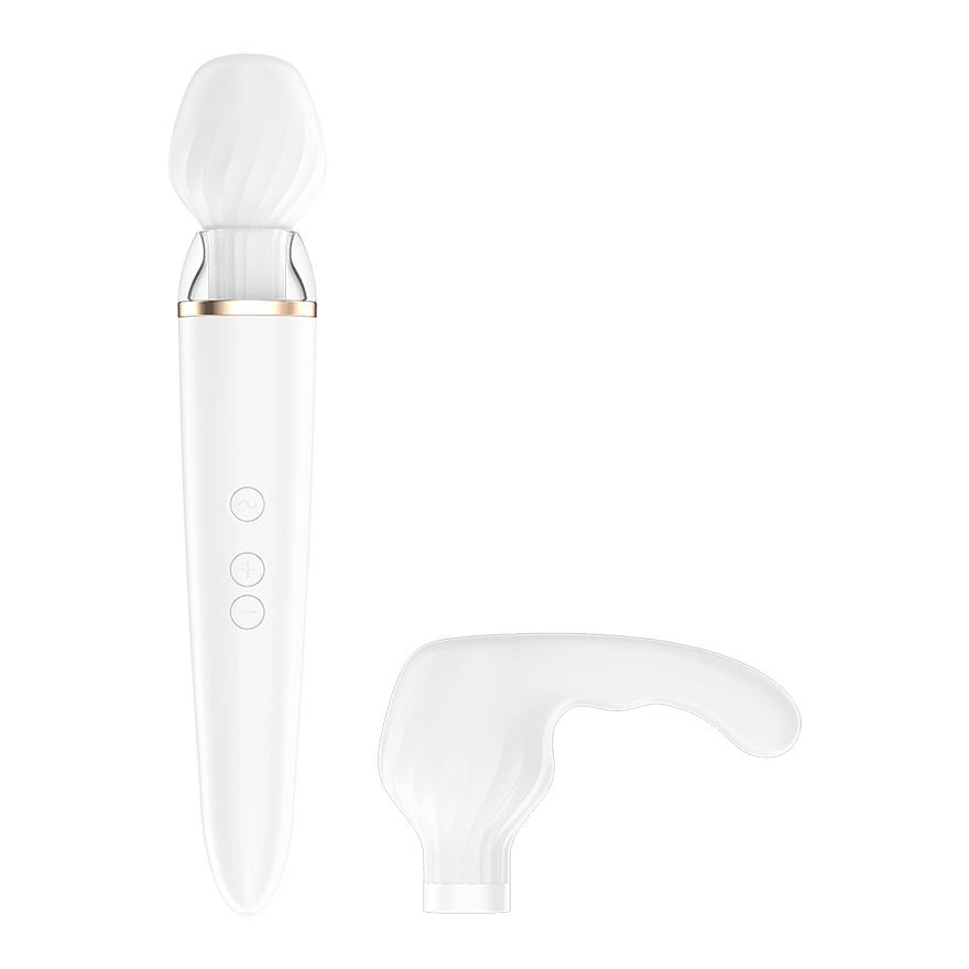 Večnamenski vibrator Satisfyer Double Wand-er Connect App