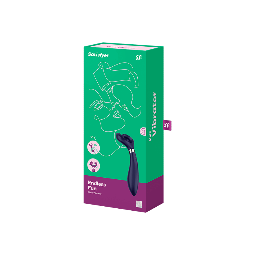 Večnamenski vibrator Satisfyer Endless Fun Dark Blue