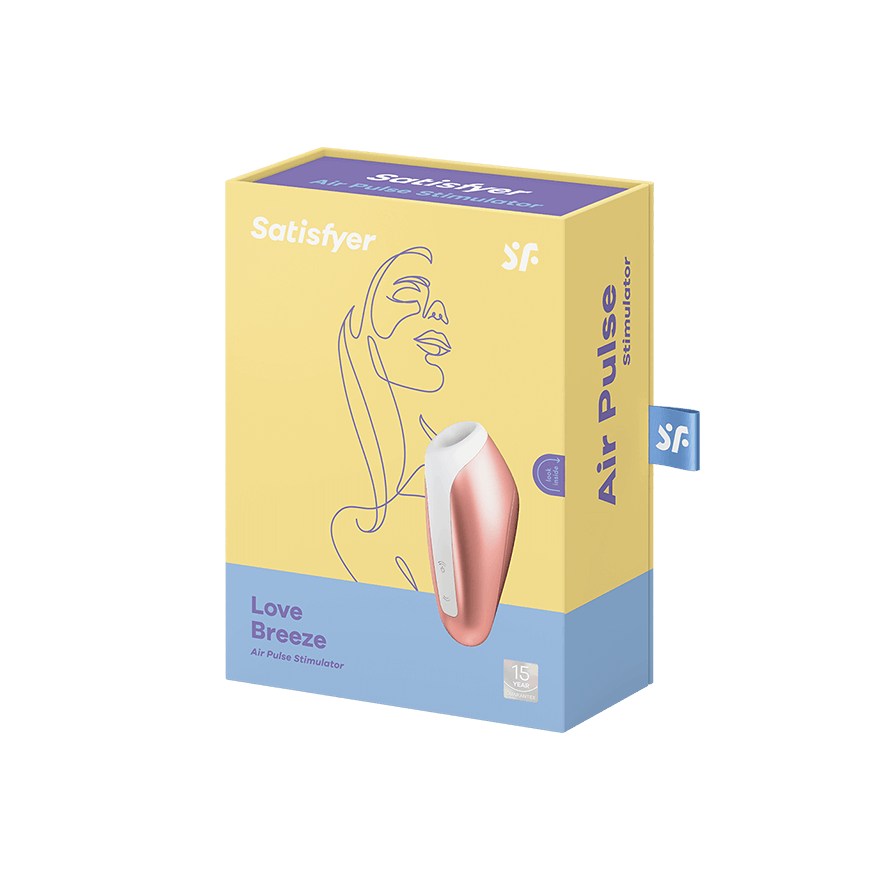 Brezkontaktni stimulator klitorisa Satisfyer Love Breeze oranžna