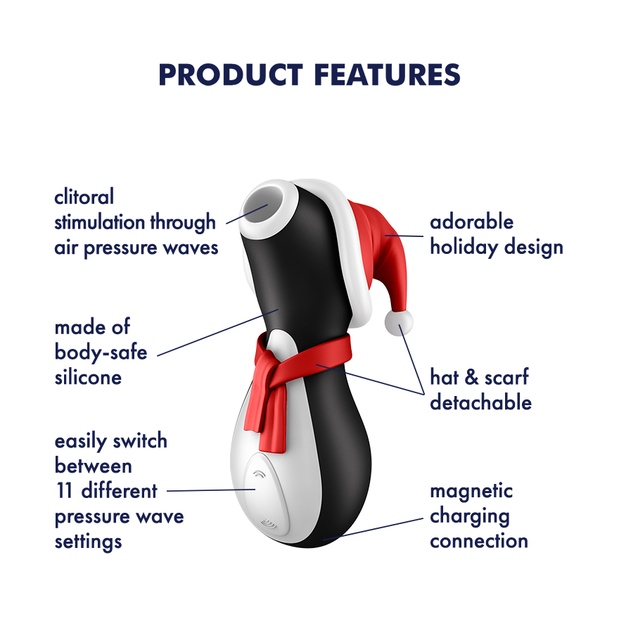 Non-contact clitoral stimulator Satisfyer Pro Penguin Holiday Edition