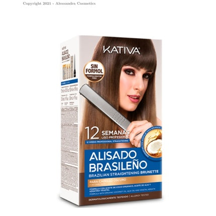 KATIVA Alisado Brasileno Brunette Kit