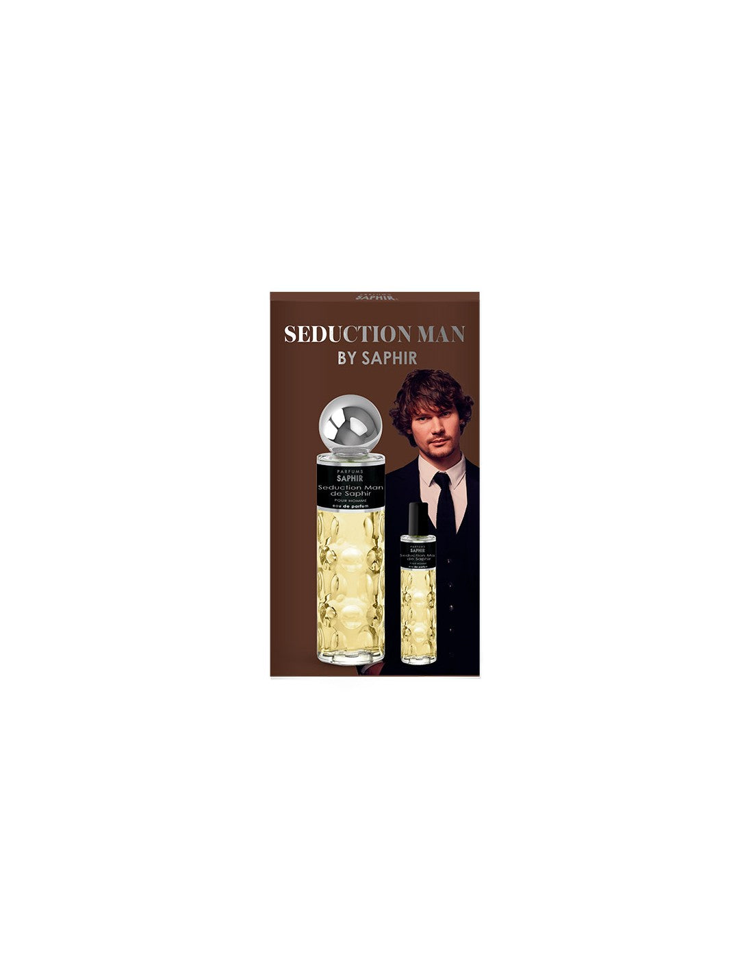 SAPHIR SEDUCTION MAN EDP SPRAY 200 ML + EDP 30 ML