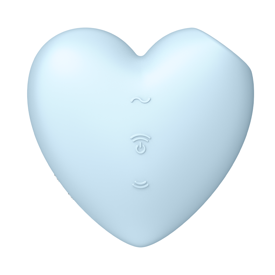 Brezkontaktni stimulator klitorisa Cutie Heart blue