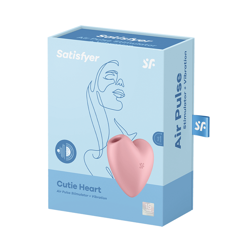 Non-contact clitoral stimulator Cutie Heart pink