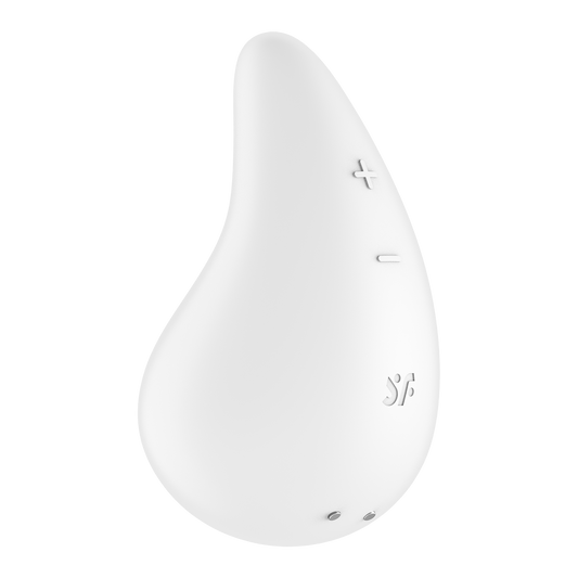 Mini vibrator Dew Drop white