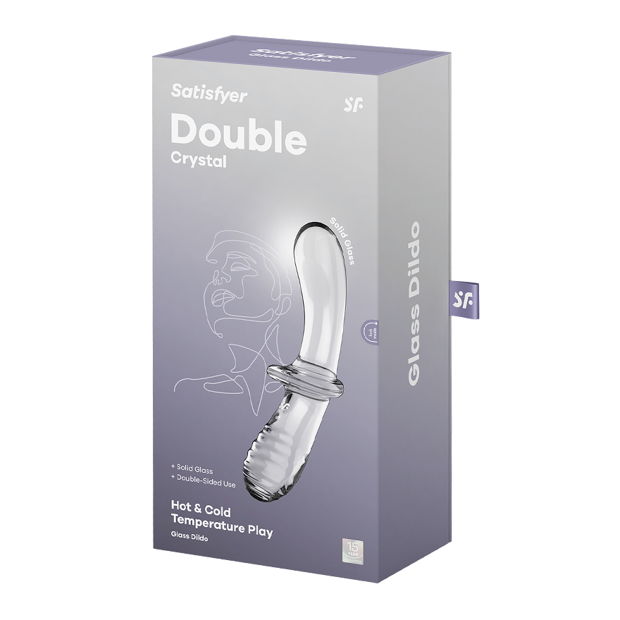 Stekleni dildo Satisfyer Double Crystal Pregleden