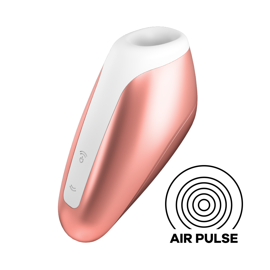 Brezkontaktni stimulator klitorisa Satisfyer Love Breeze oranžna