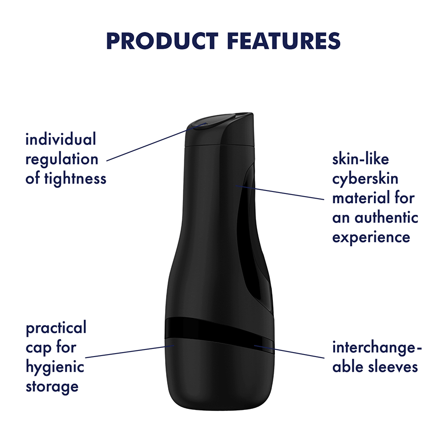 Satisfyer Masturbator Men Classic Black