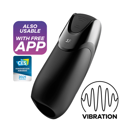 Satisfyer Masturbator Men Vibration+ Connect Aplikacija 