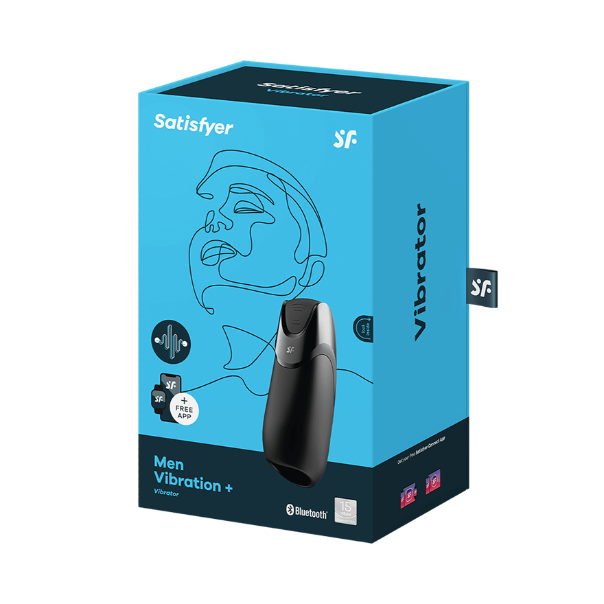 Satisfyer Masturbator Men Vibration+ Connect Aplikacija 