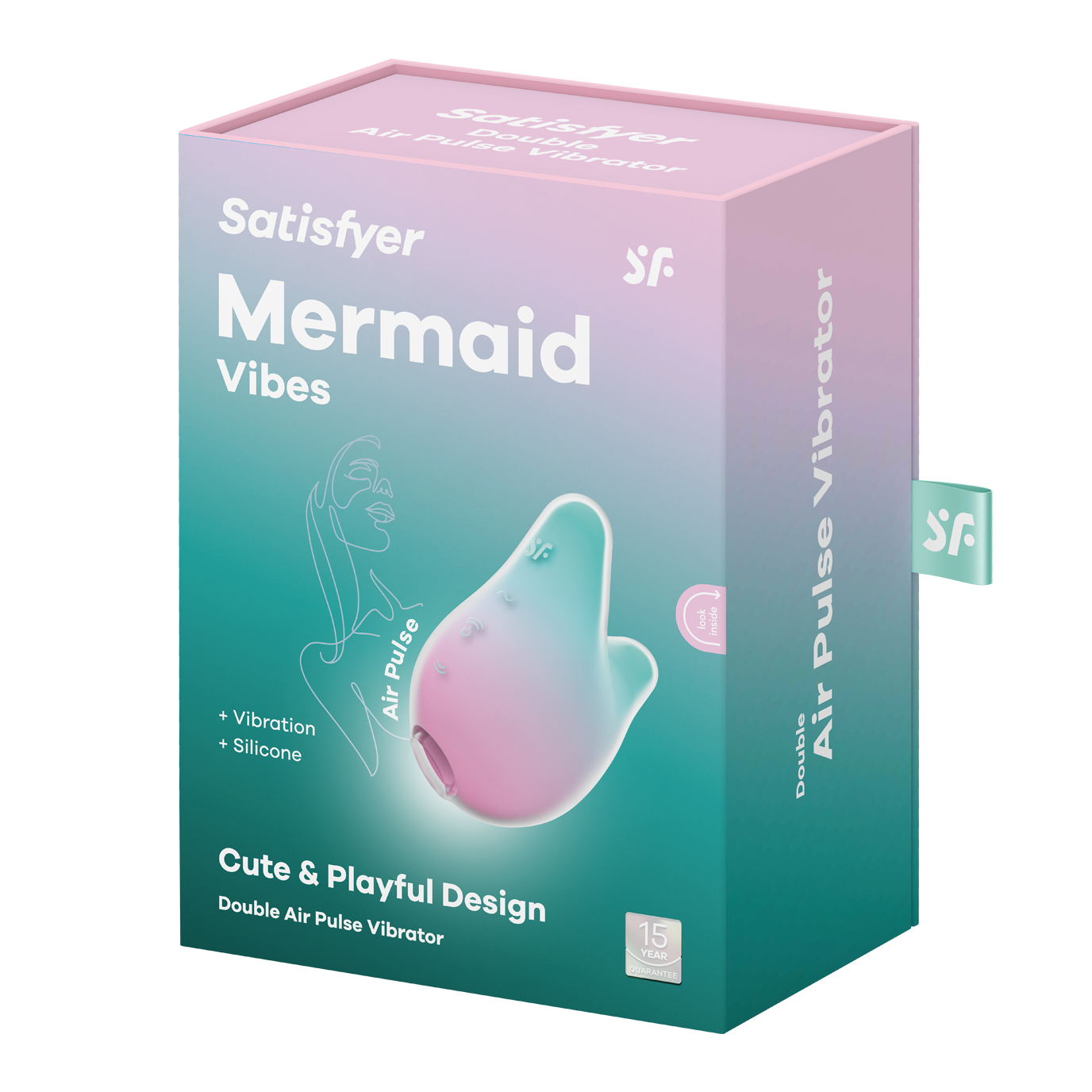 Clitoral stimulator Satisfyer Mermaid Vibes rose blue