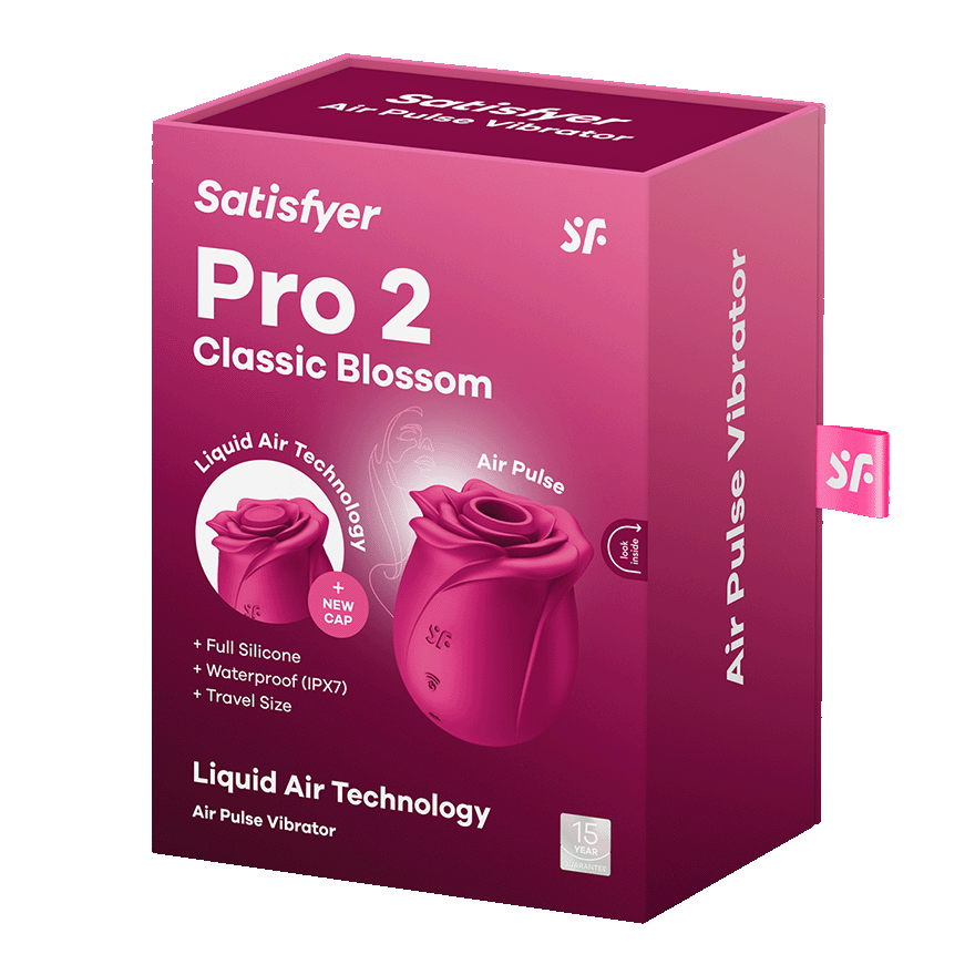 Satisfyer Vakuumsko valoviti vibrator za klitoris Satisfyer Pro 2 Classic Blossom