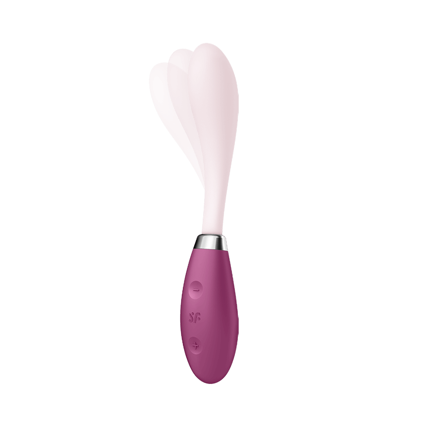 Satisfyer G-Spot Flex 3 USB Rechargeable Vibrator Red