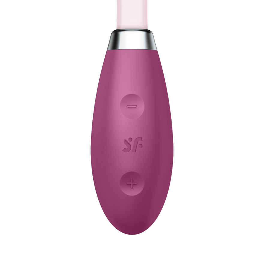 Satisfyer G-Spot Flex 3 USB polnilni vibrator rdeč