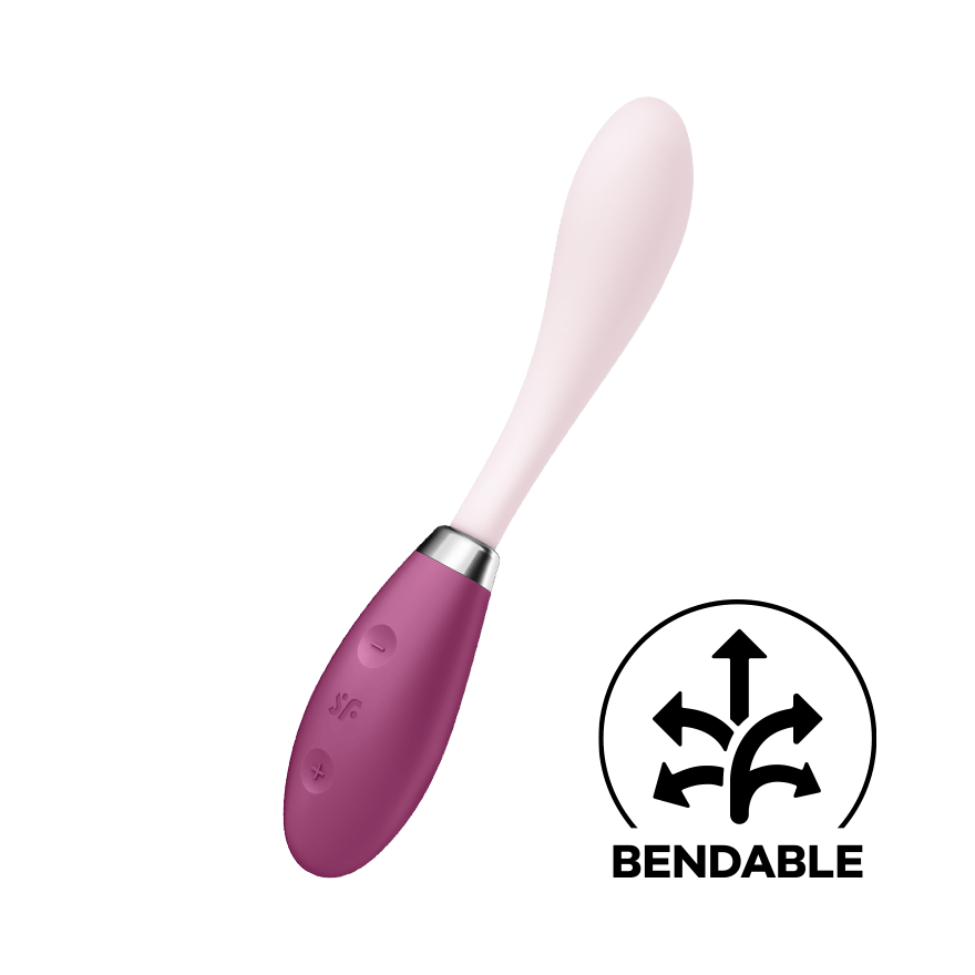 Satisfyer G-Spot Flex 3 USB polnilni vibrator rdeč