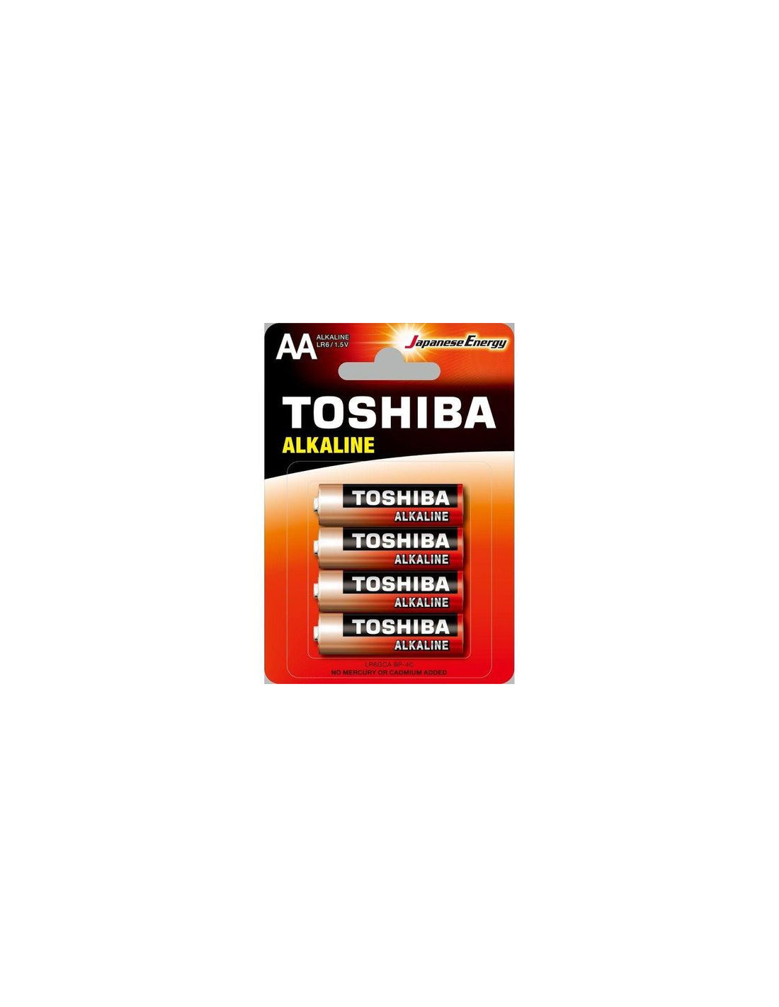TOSHIBA PILAS 4UDS AA ALCALINA LR06
