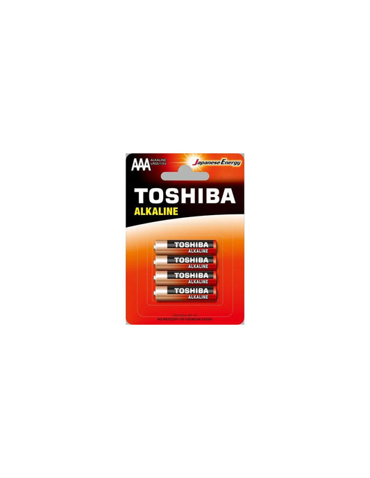 TOSHIBA PILAS 4UDS AAA ALCALINA LR03