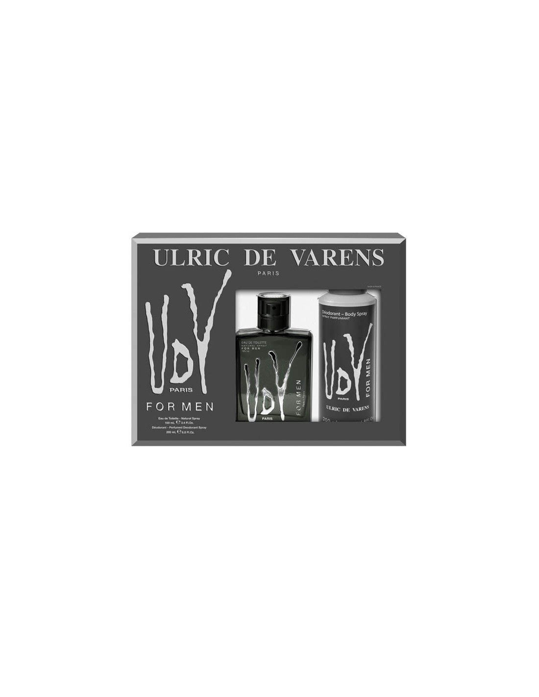 VARENS U.D.V. FOR MEN  EDT SPRAY 100 ML SETS